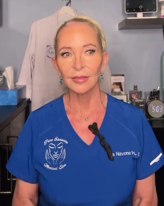 Elisa Navone, PA-C, in her office at Pure Elements Medical Spa
